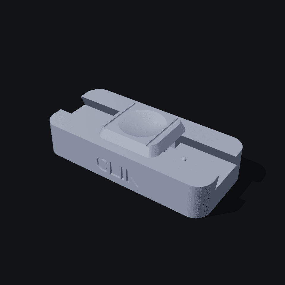 Clik Rail Slider — 3D printed, made to order